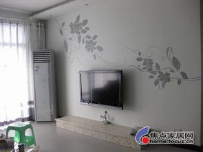 手绘电视墙 让时尚艺术点亮客厅空间